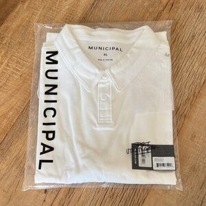 Municipal Sportcross Polo White XL - brand new